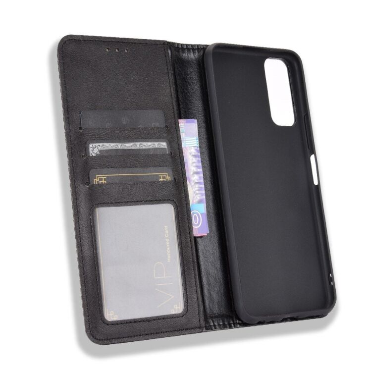 Чохол Deexe Retro Style для VIVO Y20 (V2027) / Y12s - Black: фото 4 з 15