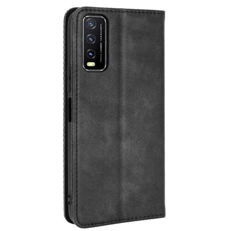 Чохол Deexe Retro Style для VIVO Y20 (V2027) / Y12s - Black: фото 7 з 15