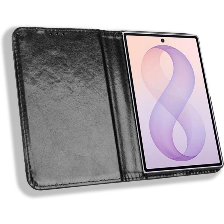 Чехол Deexe Retro Style (FF) для Samsung Galaxy Fold 8 - Black: фото 2 из 5