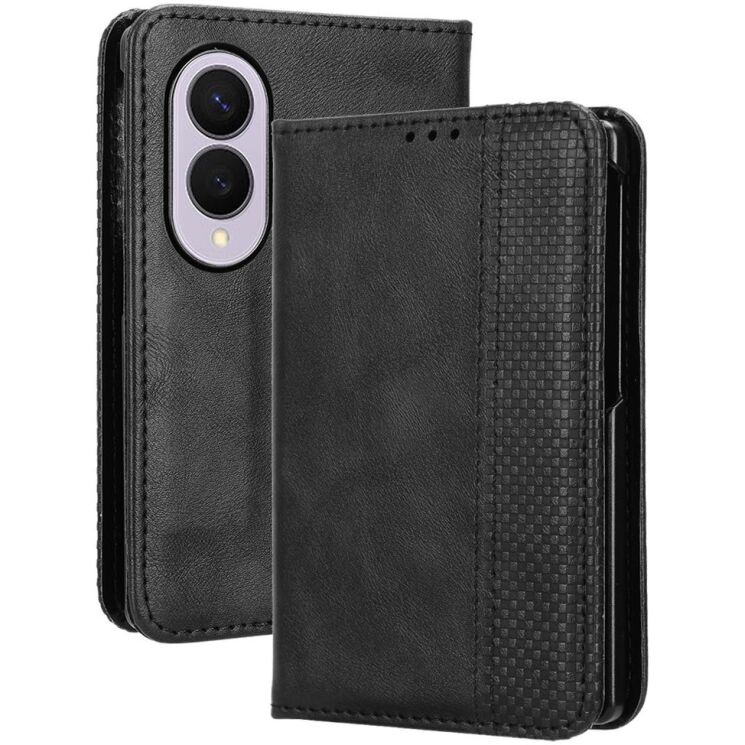 Чехол Deexe Retro Style (FF) для Samsung Galaxy Fold 8 - Black: фото 1 из 5
