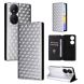 Чехол Deexe Rhombus Book для Honor X7b - Silver (347216S). Фото 7 из 7