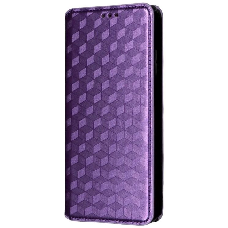 Чехол Deexe Rhombus Book для Motorola Moto G15 / G15 Power - Purple: фото 7 из 10