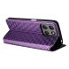 Чехол Deexe Rhombus Book для Motorola Moto G15 / G15 Power - Purple (372611V). Фото 4 из 10
