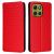 Чохол Deexe Rhombus Book для Motorola Moto G86 - Red: фото 1 з 10