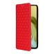 Чохол Deexe Rhombus Book для Motorola Moto G86 - Red (383318R). Фото 6 з 10
