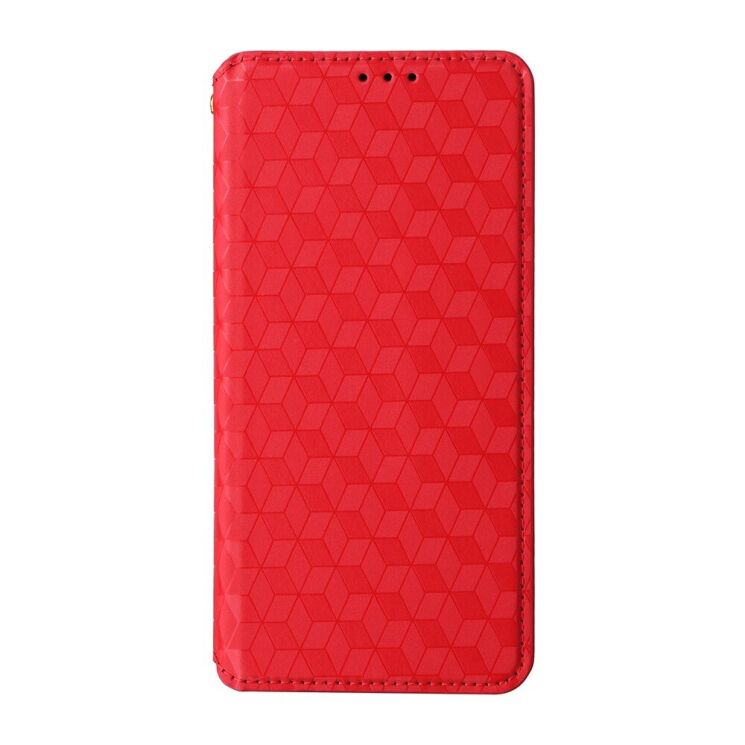 Чохол Deexe Rhombus Book для Motorola Moto G86 - Red: фото 7 з 10