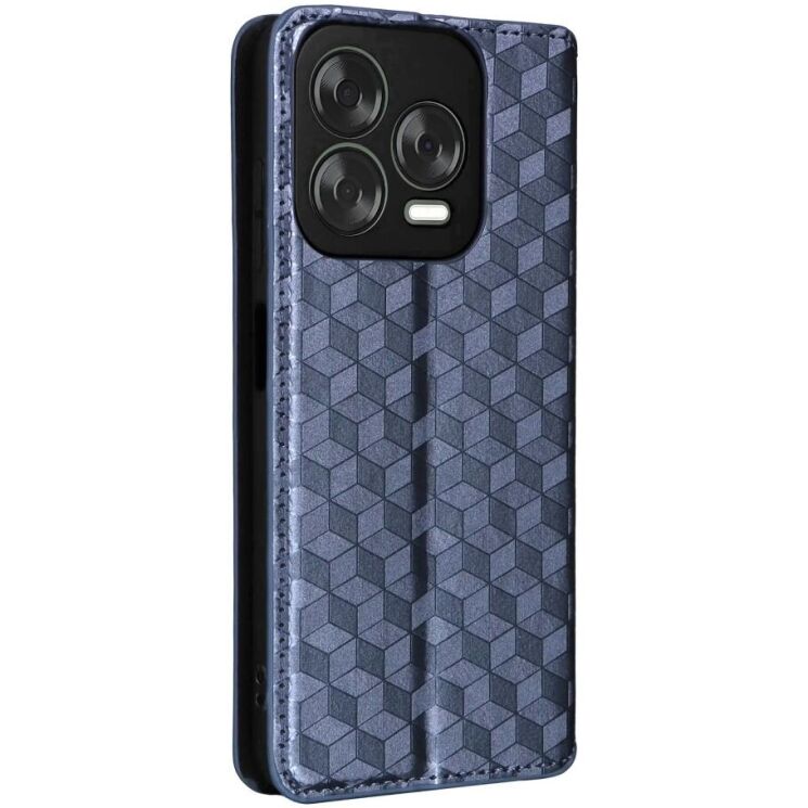 Чохол Deexe Rhombus Book для ZTE Nubia V70 Design - Blue: фото 8 з 10