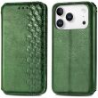 Чохол Deexe Rhombus Wallet для iPhone 18 Pro Max / 17 Pro Max - Green (423828G)