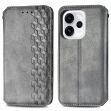 Чехол Deexe Rhombus Wallet для OPPO Reno 15 Pro - Grey (405639H)
