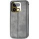 Чехол Deexe Rhombus Wallet для Realme 16 Pro - Grey (428031H). Фото 5 из 9