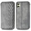 Чехол Deexe Rhombus Wallet для Samsung Galaxy A06 (A065) - Grey (365117H)