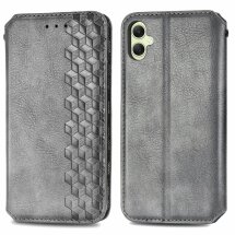 Чехол Deexe Rhombus Wallet для Samsung Galaxy A06 (A065) - Grey: фото 1 из 6