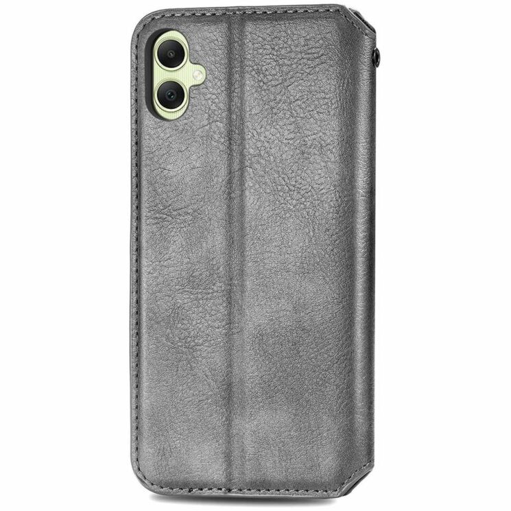 Чехол Deexe Rhombus Wallet для Samsung Galaxy A06 (A065) - Grey: фото 5 из 6