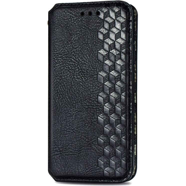 Чехол Deexe Rhombus Wallet для Samsung Galaxy S26 FE - Black: фото 4 из 6