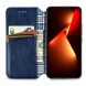 Чехол Deexe Rhombus Wallet для TECNO Pova 5 - Blue (333621L). Фото 2 из 6