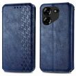 Чехол Deexe Rhombus Wallet для TECNO Pova 5 - Blue (333621L)