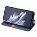 Чехол Deexe Rhombus Wallet для TECNO Spark 20 Pro - Blue (345422L). Фото 3 из 6