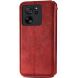 Чехол Deexe Rhombus Wallet для Xiaomi 13T / 13T Pro - Red (338476R). Фото 6 из 10