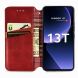 Чехол Deexe Rhombus Wallet для Xiaomi 13T / 13T Pro - Red (338476R). Фото 2 из 10