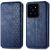 Чехол Deexe Rhombus Wallet для Xiaomi 14T Pro - Blue: фото 1 из 9