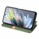 Чохол Deexe Rhombus Wallet для ZTE Blade A75 - Green (361512G). Фото 3 з 9