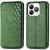 Чехол Deexe Rhombus Wallet для ZTE Blade A75 - Green: фото 1 из 9