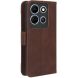 Чехол Deexe Wallet Stand для Infinix Note 30 - Brown (330016Z). Фото 7 из 7
