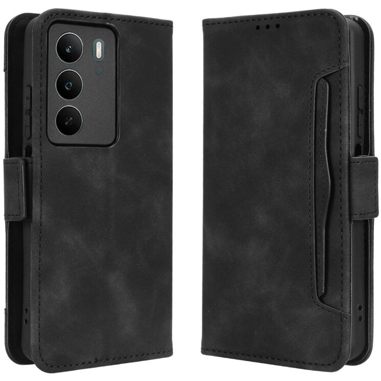 Чохол Deexe Wallet Stand для Realme C71 - Black: фото 1 з 13