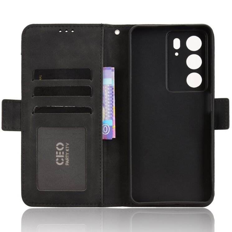 Чохол Deexe Wallet Stand для Realme C71 - Black: фото 3 з 13