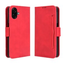 Чехол Deexe Wallet Stand для Samsung Galaxy A07 (A075) - Red: фото 1 из 15
