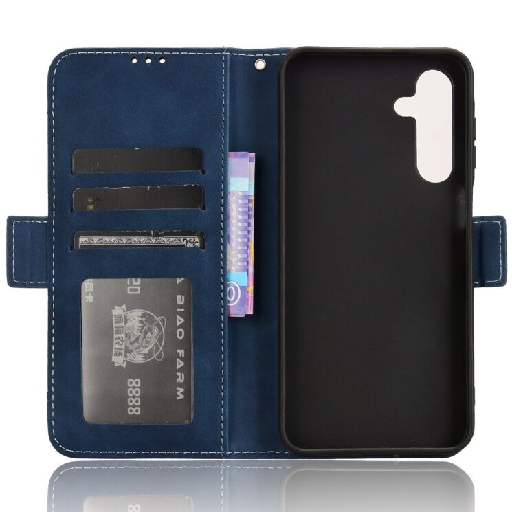 Чохол Deexe Wallet Stand для Samsung Galaxy A16 (A165) / Galaxy A26 (A266) / Galaxy A17 (A176) - Blue: фото 4 з 15