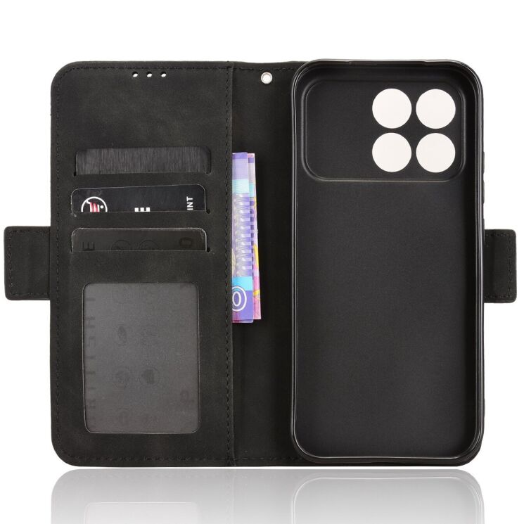 Чохол Deexe Wallet Stand для Xiaomi Poco F8 Pro - Black (403501B) Чохол Deexe Wallet Stand для Xiaomi Poco F8 Pro - Black: фото 3 з 15