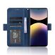 Чехол Deexe Wallet Stand для Xiaomi Redmi Note 14 Pro - Blue (373529L). Фото 3 из 7