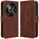 Чехол-книжка с кармашками Deexe Wallet Stand для ZTE Nubia Focus - Brown (361517Z). Фото 1 из 7