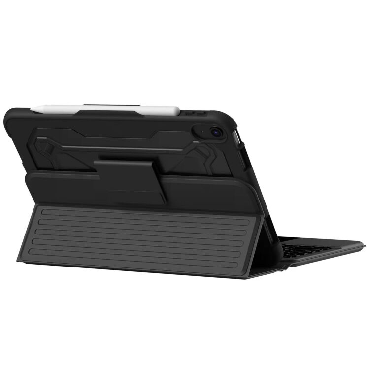 Чехол-клавиатура URBAN ARMOR GEAR Rugged Bluetooth Keyboard with Trackpad для iPad 10.9 (2022) / iPad 11 (2025) 124020114031 - Black: фото 2 из 12