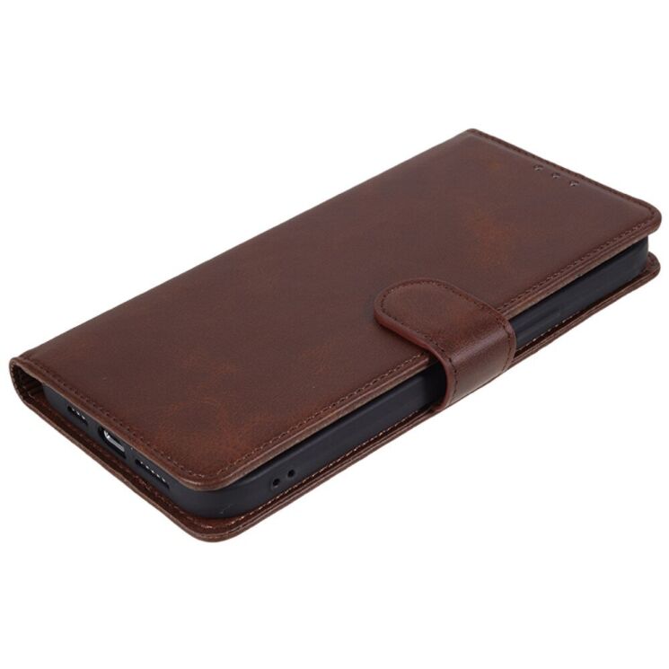 Чехол-книжка Deexe Classic Stand для Samsung Galaxy M35 (M356) - Brown: фото 4 из 7