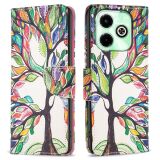 Чохол-книжка Deexe Color Wallet для Infinix Hot 40 / 40 Pro - Life Tree (344707E)