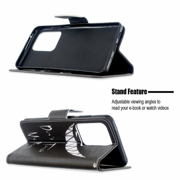 Чехол-книжка Deexe Color Wallet для Samsung Galaxy S20 Ultra (G988) - Don't Touch My Phone: фото 2 из 8