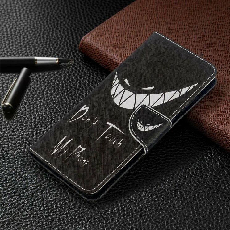 Чехол-книжка Deexe Color Wallet для Samsung Galaxy S20 Ultra (G988) - Don't Touch My Phone: фото 4 из 8
