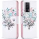 Чехол-книжка Deexe Color Wallet для Xiaomi Poco F5 Pro / Redmi K60 / Redmi K60 Pro - Flower Tree (327221H). Фото 1 из 8