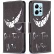 Чехол-книжка Deexe Color Wallet для Xiaomi Redmi Note 12 - Don't Touch My Phone (323021B)
