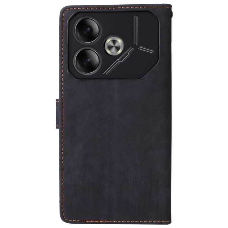 Чехол-книжка Deexe Delta Book для TECNO Pova 6 - Black: фото 6 из 8