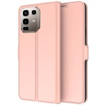 Чехол-книжка Deexe Faro Wallet для Infinix Note 50 / Note 50 Pro - Rose Gold: фото 1 из 7