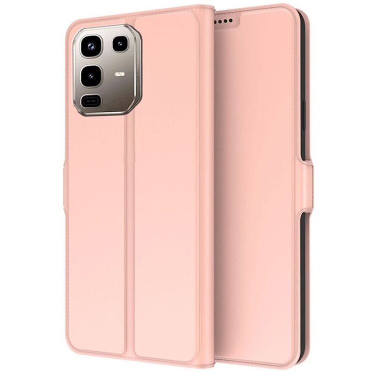 Чехол-книжка Deexe Faro Wallet для Infinix Note 50 / Note 50 Pro - Rose Gold: фото 1 из 7