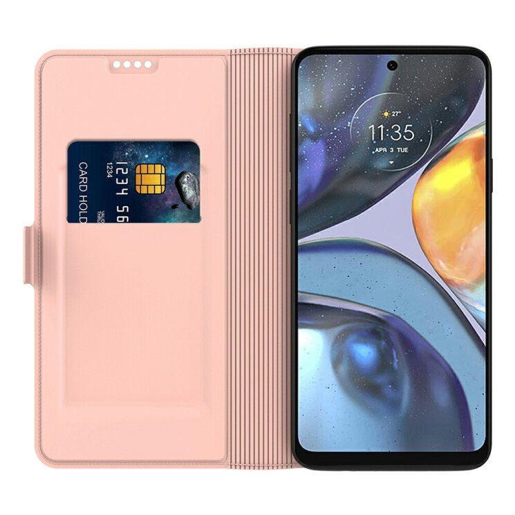Чохол-книжка Deexe Faro Wallet для Motorola Edge 70 Fusion - Rose Gold (409544RG) Чохол-книжка Deexe Faro Wallet для Motorola Edge 70 Fusion - Rose Gold: фото 2 з 7