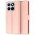 Чехол-книжка Deexe Faro Wallet для Motorola Edge 70 Fusion - Rose Gold: фото 1 из 7