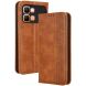 Чехол-книжка Deexe Retro Style для Infinix Note Edge - Brown (409202Z). Фото 7 из 19
