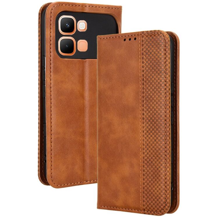 Чохол-книжка Deexe Retro Style для Infinix Note Edge - Brown (409202Z) Чохол-книжка Deexe Retro Style для Infinix Note Edge - Brown: фото 7 з 19