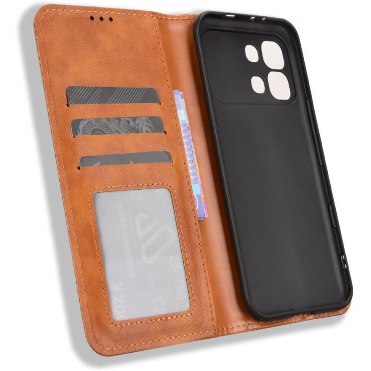 Чохол-книжка Deexe Retro Style для Infinix Note Edge - Brown (409202Z) Чохол-книжка Deexe Retro Style для Infinix Note Edge - Brown: фото 3 з 19