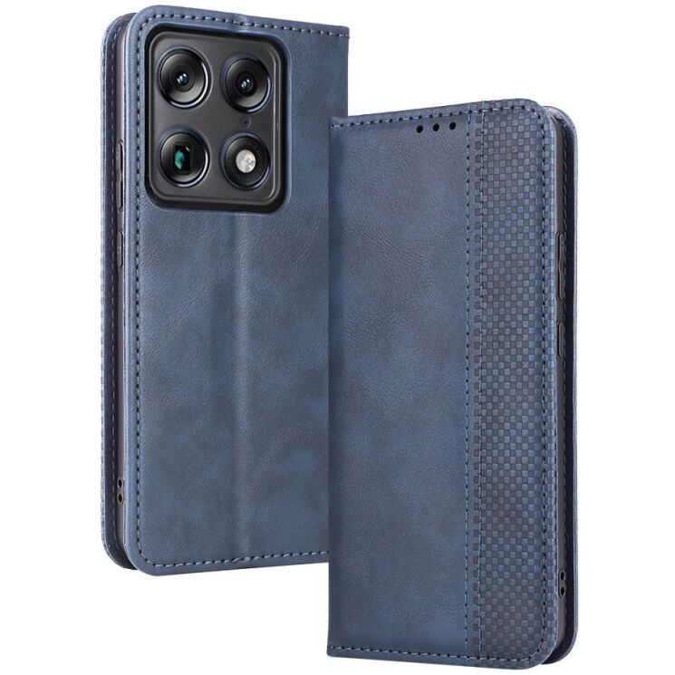 Чохол-книжка Deexe Retro Style для Motorola Signature - Blue: фото 1 з 20